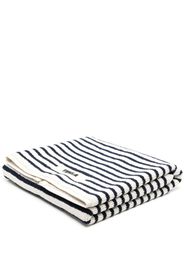 TEKLA striped terry-cloth towel - Bianco