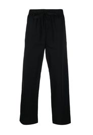 TEKLA poplin pajama trousers - Nero