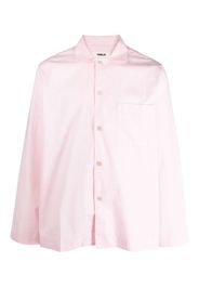 TEKLA cotton poplin pajama shirt - Rosa