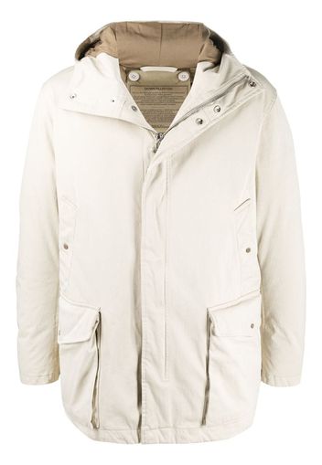 Parka midi con cappuccio