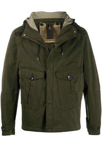 hooded parka coat