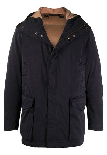 long sleeve hooded parka