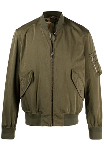 Ten C Bomber con zip - Verde