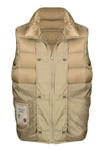 Ten C Gilet imbottito con applicazione - Toni neutri