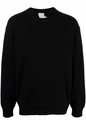 Ten C crew-neck knitted jumper - Nero