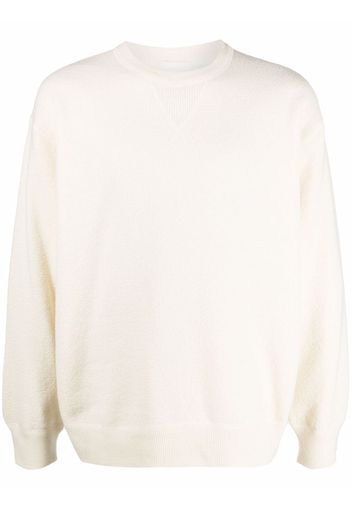 Ten C crew-neck jumper - Bianco