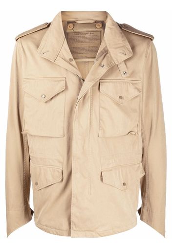 Ten C multiple-pocket field jacket - Toni neutri