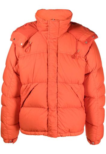 Ten C hooded puffer jacket - Arancione