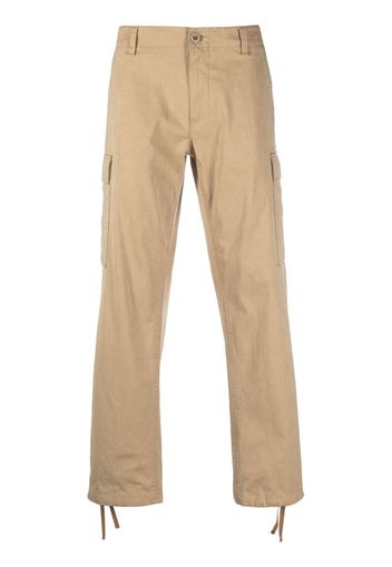 Ten C straight-leg cotton cargo trousers - Toni neutri