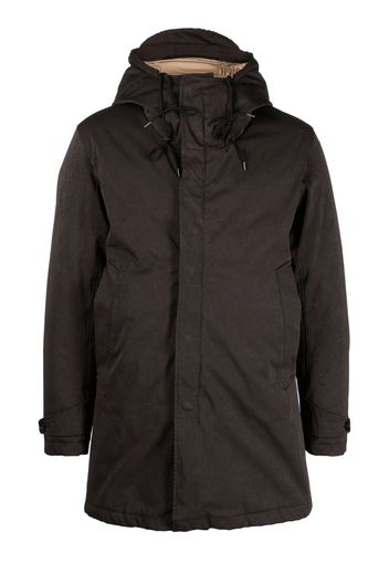 Ten C Core feather-down parka - Marrone