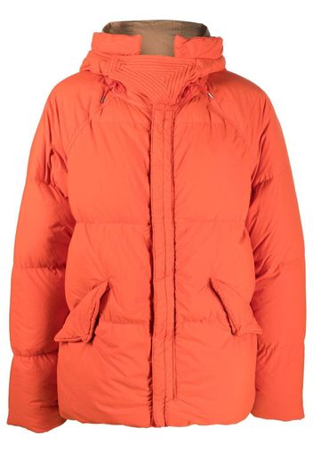 Ten C Arctic down-filled parka - Arancione