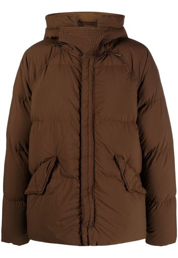 Ten C Arctic down-filled parka - Marrone