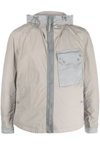 Ten C zipped-up chest-pocket jacket - Toni neutri