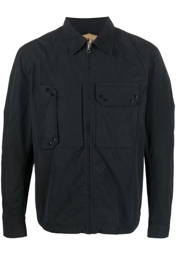 Ten C patch-detail shirt jacket - Nero