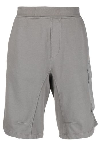 Ten C side flap-pocket detail shorts - Grigio