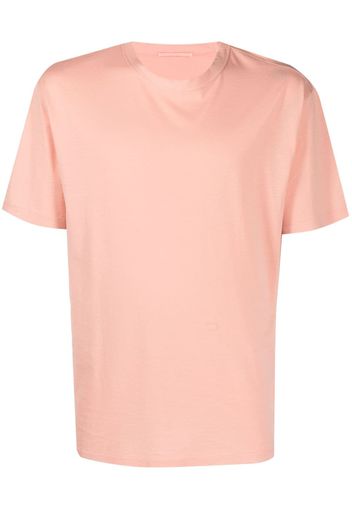 Ten C logo-patch T-shirt - Rosa