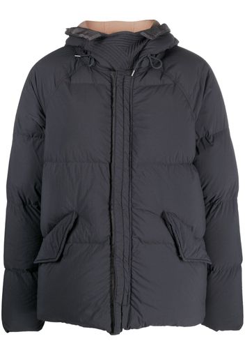 Ten C Arctic hooded down jacket - Grigio