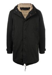 hooded padded coat