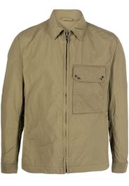 Ten C zip-fastening shirt jacket - Verde