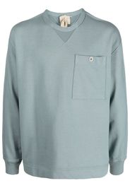 Ten C logo-patch cotton sweatshirt - Grigio