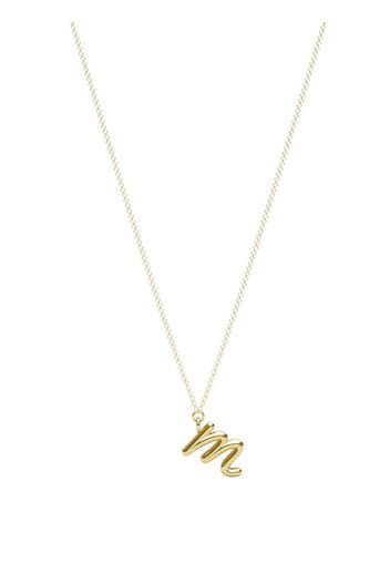 THE ALKEMISTRY 18kt yellow gold Love Letter M necklace - Oro