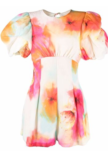 THE ANDAMANE all-over floral-print playsuit - Toni neutri