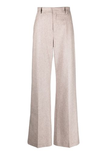 THE ANDAMANE tailored wide-leg trousers - Toni neutri