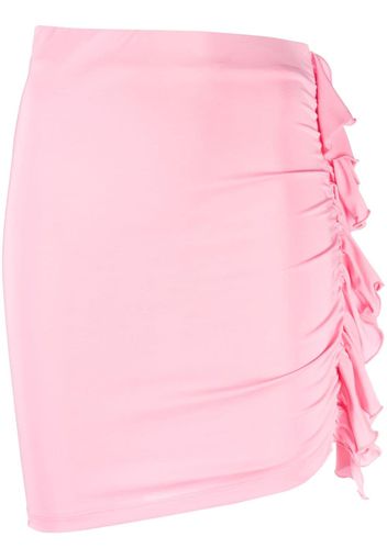 THE ANDAMANE ruffle-detailed skirt - Rosa