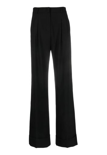 THE ANDAMANE wide-leg tailored trousers - Nero