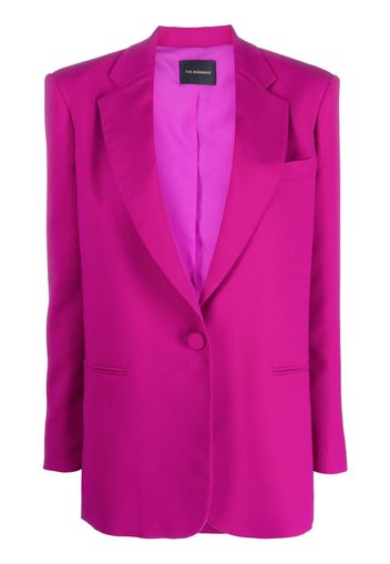 THE ANDAMANE notched-lapel single-breasted blazer - Rosa