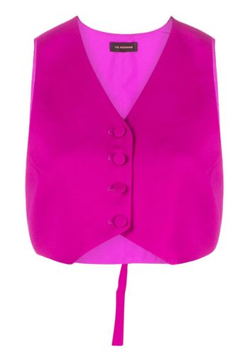 THE ANDAMANE Gilet crop - Rosa