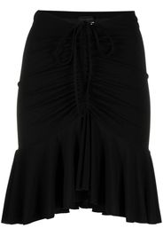 THE ANDAMANE Natasha ruffled miniskirt - Nero