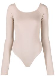 THE ANDAMANE Nadia ribbed-knit bodysuit - Rosa