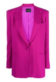 THE ANDAMANE notched-lapel single-breasted blazer - Rosa