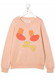 The Animals Observatory Feet Bear sweatshirt - Rosa