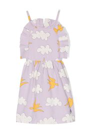 The Animals Observatory Dragonfly graphic-print cotton dress - Viola