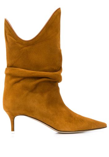 pointed slouched boots