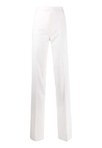 high-waisted side stripe trousers