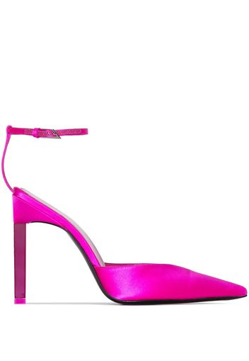 The Attico Perine satin pumps - Rosa