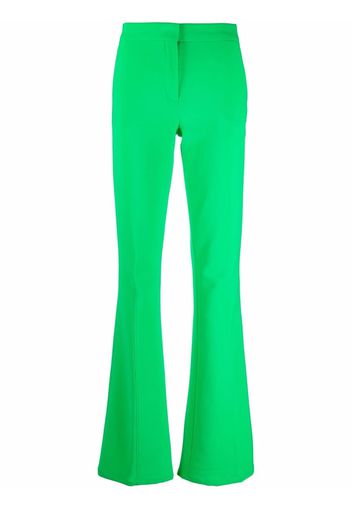 The Attico tailored flared trousers - Verde