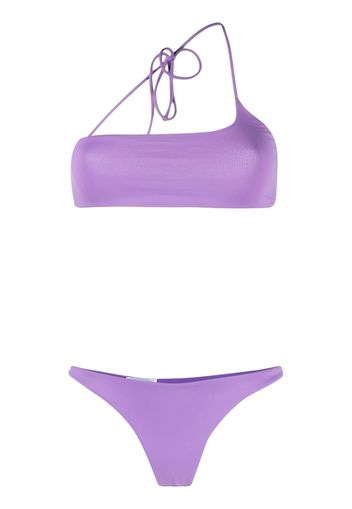 The Attico Set bikini monospalla - Viola