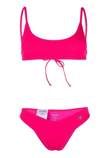 The Attico scoop-neck bikini set - Rosa