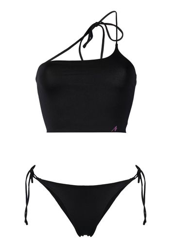 The Attico two-piece bikini set - Nero