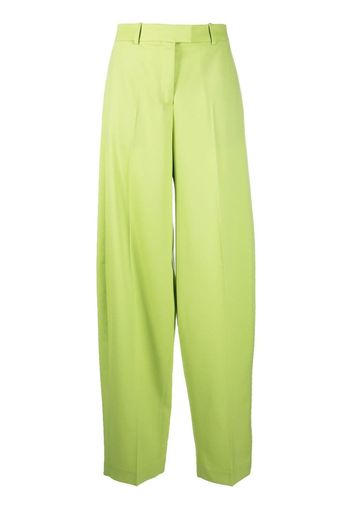 The Attico wide-leg tailored trousers - Verde