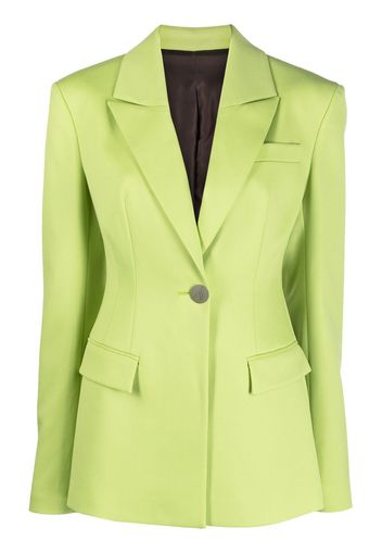 The Attico single-breasted blazer - Verde