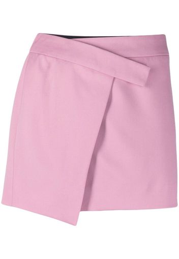 The Attico Cloe wrap miniskirt - Rosa