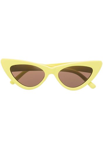 The Attico Dora cat eye-frame sunglasses - Giallo