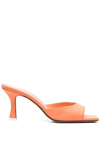 The Attico Anais 85mm square-toe sandals - Arancione