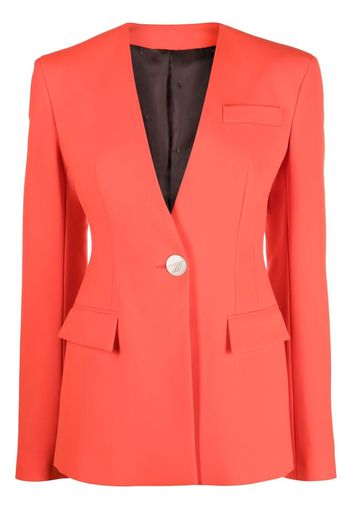 The Attico Thelma single-breasted blazer - Rosso