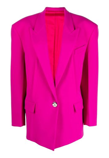 The Attico Blazer monopetto Glen oversize - Rosa